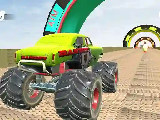 Jwèt Monster Truck Extreme Stunts sou entènèt