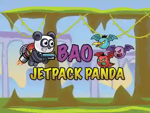 Jwèt Jetpack Panda Bao sou entènèt