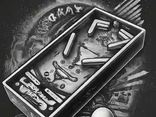 Jwèt Pinball Black N White sou entènèt