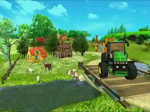 Jwèt Cargo Tractor Farming Simulation Game sou entènèt