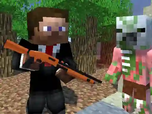 Jwèt Zombie Shooter Survival sou entènèt