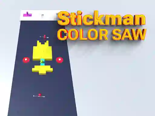Jwèt Stickman Color Saw sou entènèt