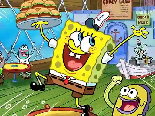 Jwèt Sponge Bob Jigsaw Puzzle collection sou entènèt