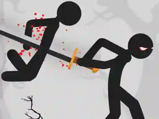 Jwèt Stickman Fight sou entènèt