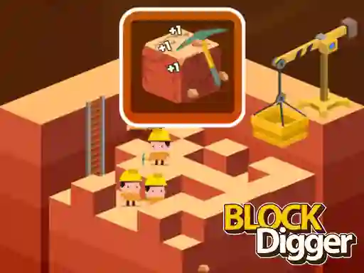 Jwèt Block Digger sou entènèt