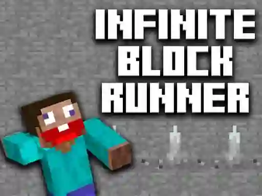 Jwèt Infinite block runner sou entènèt