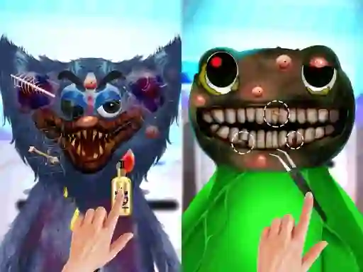 Jwèt Huggy ASMR Monster Makeover sou entènèt
