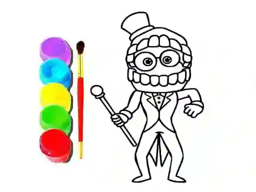 Jwèt Digital Circus Click and Paint sou entènèt