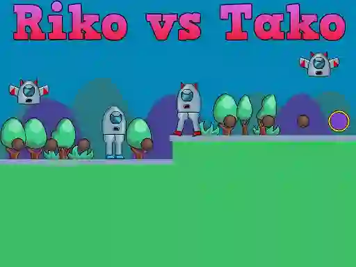 Jwèt Riko vs Tako sou entènèt