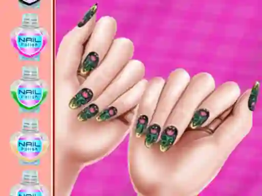 Jwèt Royal Theme Nail Art DIY sou entènèt