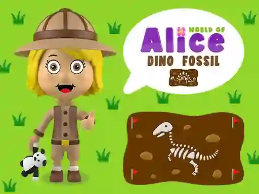 Jwèt World of Alice Dino Fossil sou entènèt