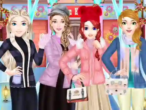 Jwèt Winter Fashion Dress Up sou entènèt