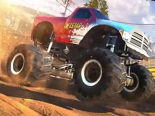 Jwèt Monster Truck Supra Race sou entènèt