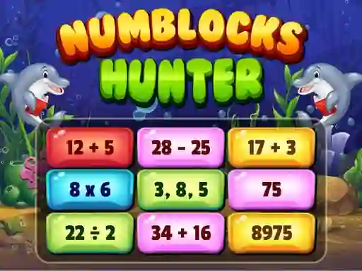 Jwèt Numblocks Hunter sou entènèt