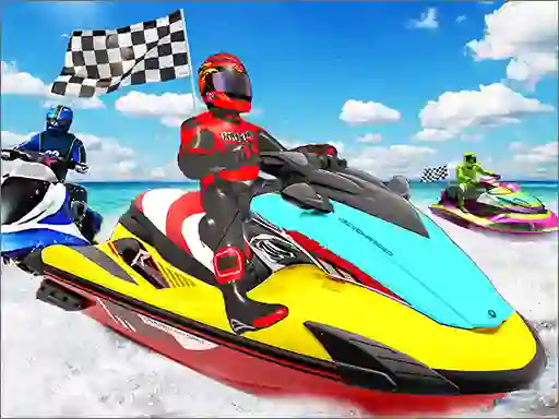 Jwèt Water Boat Racing sou entènèt