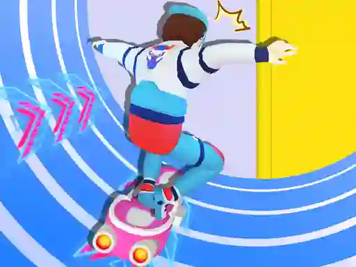 Jwèt Cyber Surfer Skateboard sou entènèt