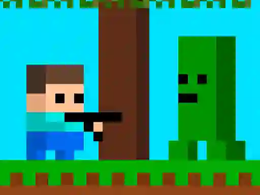 Jwèt Minecraft: Steve's Adventure sou entènèt