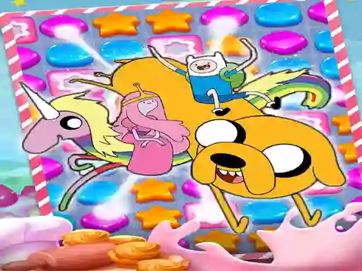 Jwèt Adventure Time Match 3 Games sou entènèt