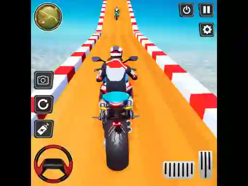 Jwèt Moto Stunt Racing sou entènèt