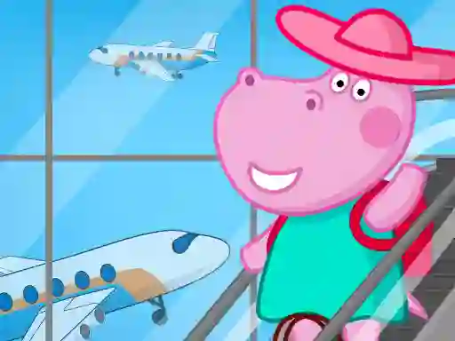 Jwèt Hippo Family Airport Adventure sou entènèt