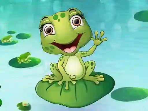 Jwèt Greedy frog sou entènèt