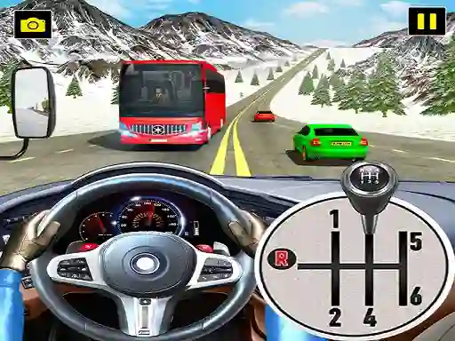 Jwèt Sity Bus Simulator Bus driving Game Bus Racing Gem sou entènèt