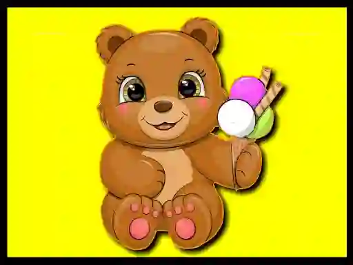 Jwèt Cute Bear Memory sou entènèt