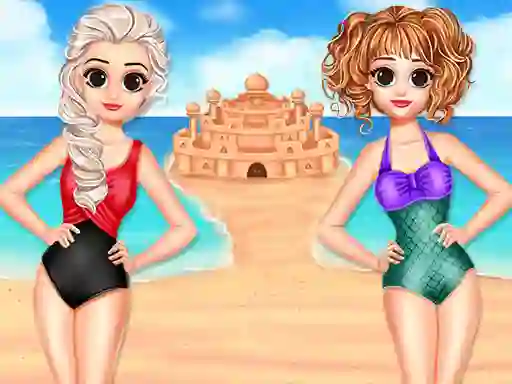 Jwèt Princess Summer Sand Castle sou entènèt