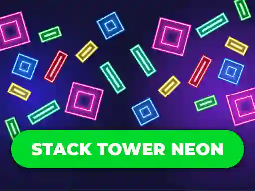 Jwèt Stack Tower Neon: Keep Blocks Balance sou entènèt