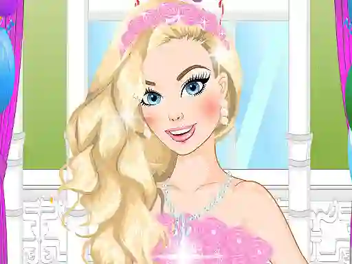 Jwèt Barbie Birthday Dressup sou entènèt