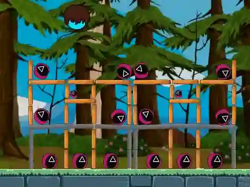 Jwèt Angry Shoot Squid Game sou entènèt