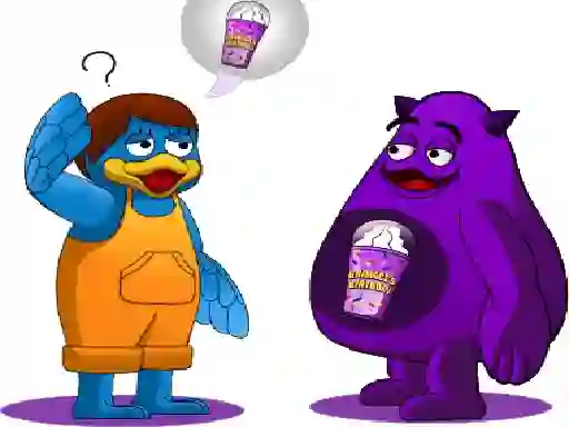 Jwèt Grimace Monster Dop Story sou entènèt