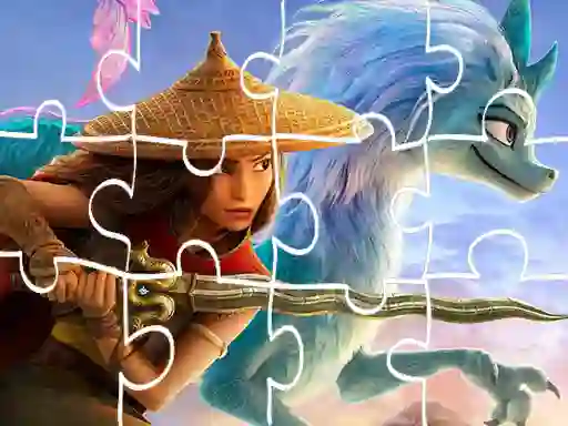 Jwèt Raya And The Last Dragon Jigsaw sou entènèt