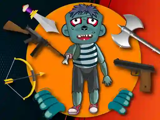 Jwèt Kick The Zombie sou entènèt