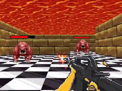 Jwèt Retro FPS Escape sou entènèt