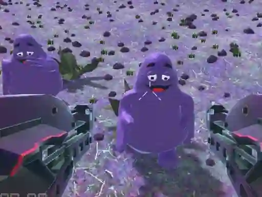 Jwèt Grimace Dead Island Shooting sou entènèt