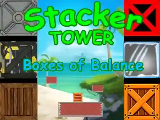 Jwèt Stacker Tower Boxes of Balance sou entènèt