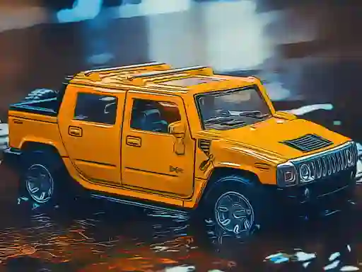 Jwèt Hummer Jeep Puzzle sou entènèt