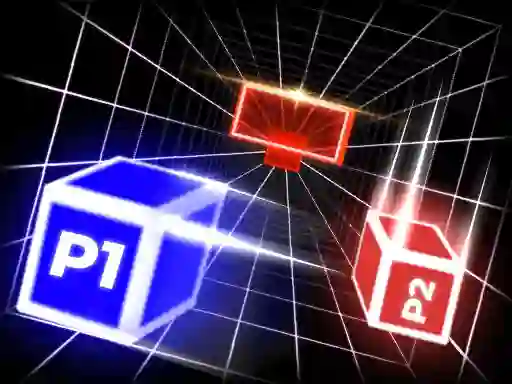 Jwèt Two Cubes 3D sou entènèt