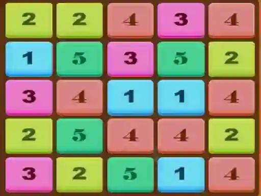Jwèt Number Merging sou entènèt
