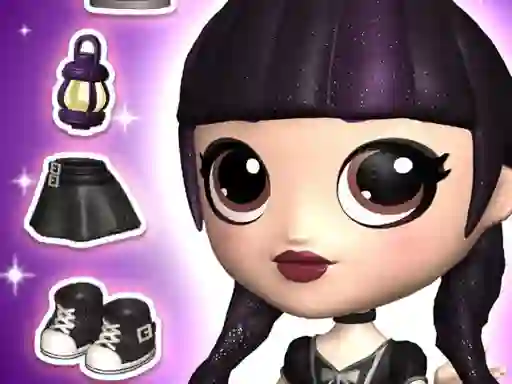 Jwèt Doll Unbox Dress Up sou entènèt