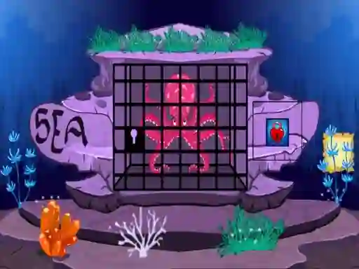 Jwèt Octopus Escape sou entènèt
