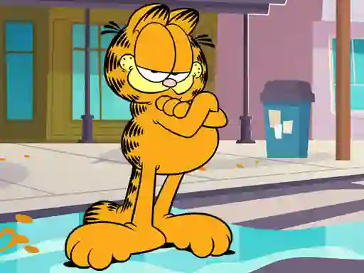 Jwèt Garfield Jigsaw Puzzle sou entènèt