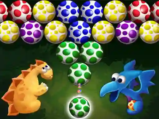 Jwèt Dino Eggs Bubble Shooter sou entènèt