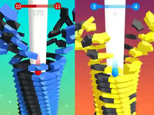 Jwèt Stack Bounce 3D sou entènèt