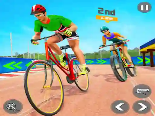 Jwèt Bicycle Racing Game BMX Rider sou entènèt