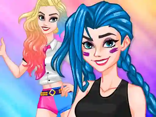 Jwèt Crazy BFF Party sou entènèt