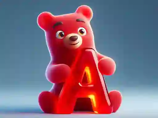Jwèt Gummy Letter Pop sou entènèt