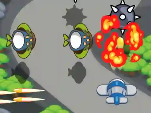 Jwèt Atomic Fighter 2D sou entènèt