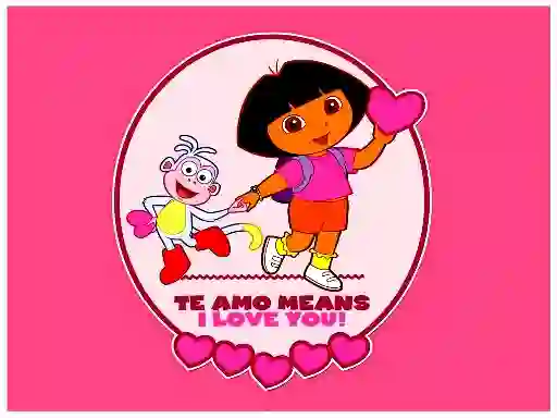 Jwèt Dora Hidden Hearts sou entènèt